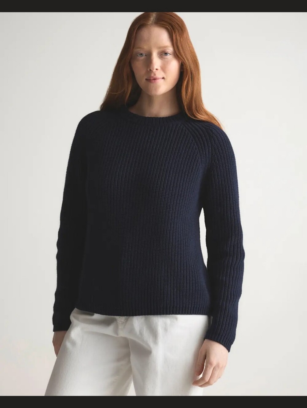 Quince 100% Organic Cotton Fisherman's Sweater, Medium